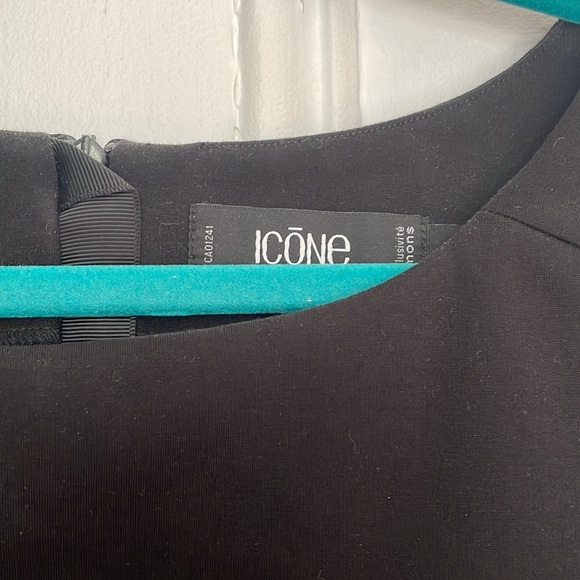 Icone brand black mid length dress (from Canadian department store Simons) - Picture 2 of 3
